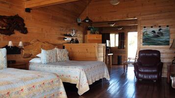 Premium bedding, blackout curtains, iron/ironing board, free WiFi