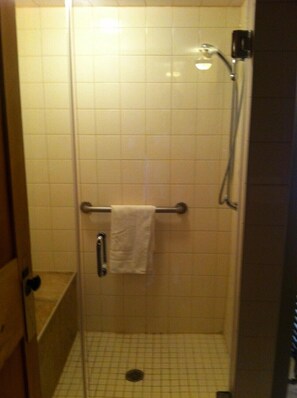Room, 1 King Bed (Cannonball Room) | Bathroom shower - Emilyville Inn (Trent Hills)