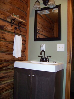 Cabane Premium, 1 chambre | Salle de bain