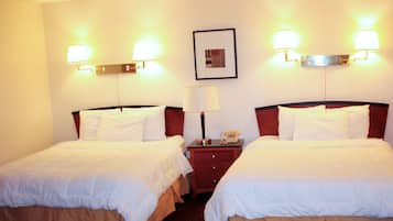 1 bedroom, premium bedding, down duvets, desk