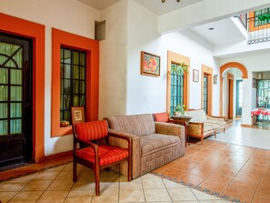 Lobby sitting area