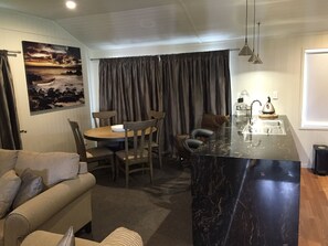 Luxury Chalet, 2 Bedrooms | Living room - Rocky Mountain Chalets (Ohakune)