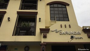 A building with a sign reading "DARUNDAY Manor." - Darunday Manor (Tagbilaran)