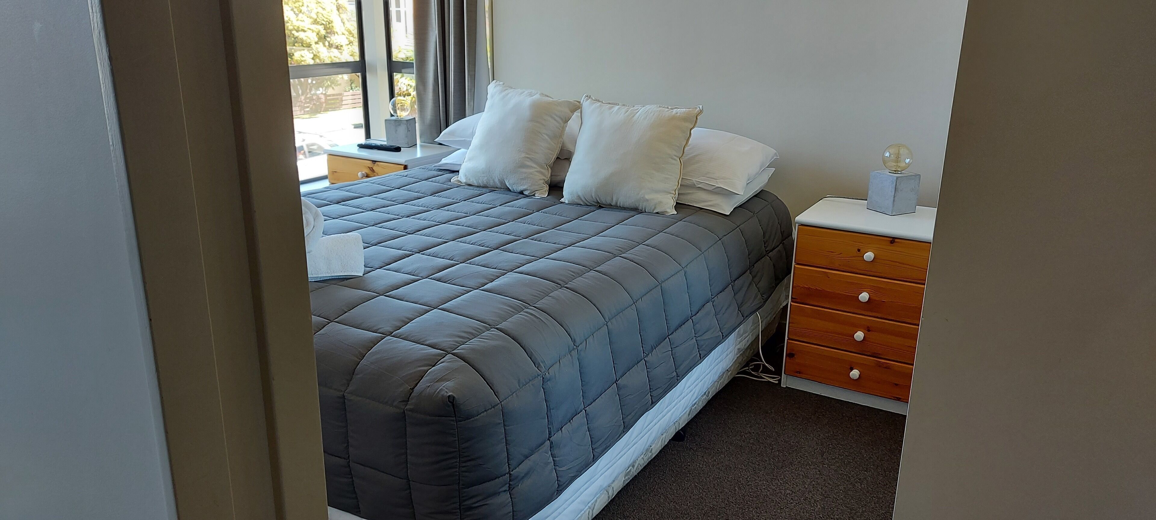 Premium bedding, individually decorated, individually furnished