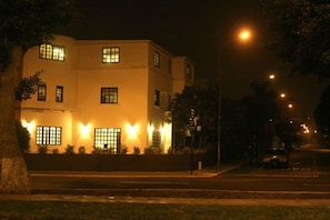 Front of property – evening/night