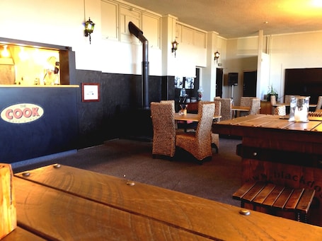 Breakfast, lunch served; local and international cuisine, garden views