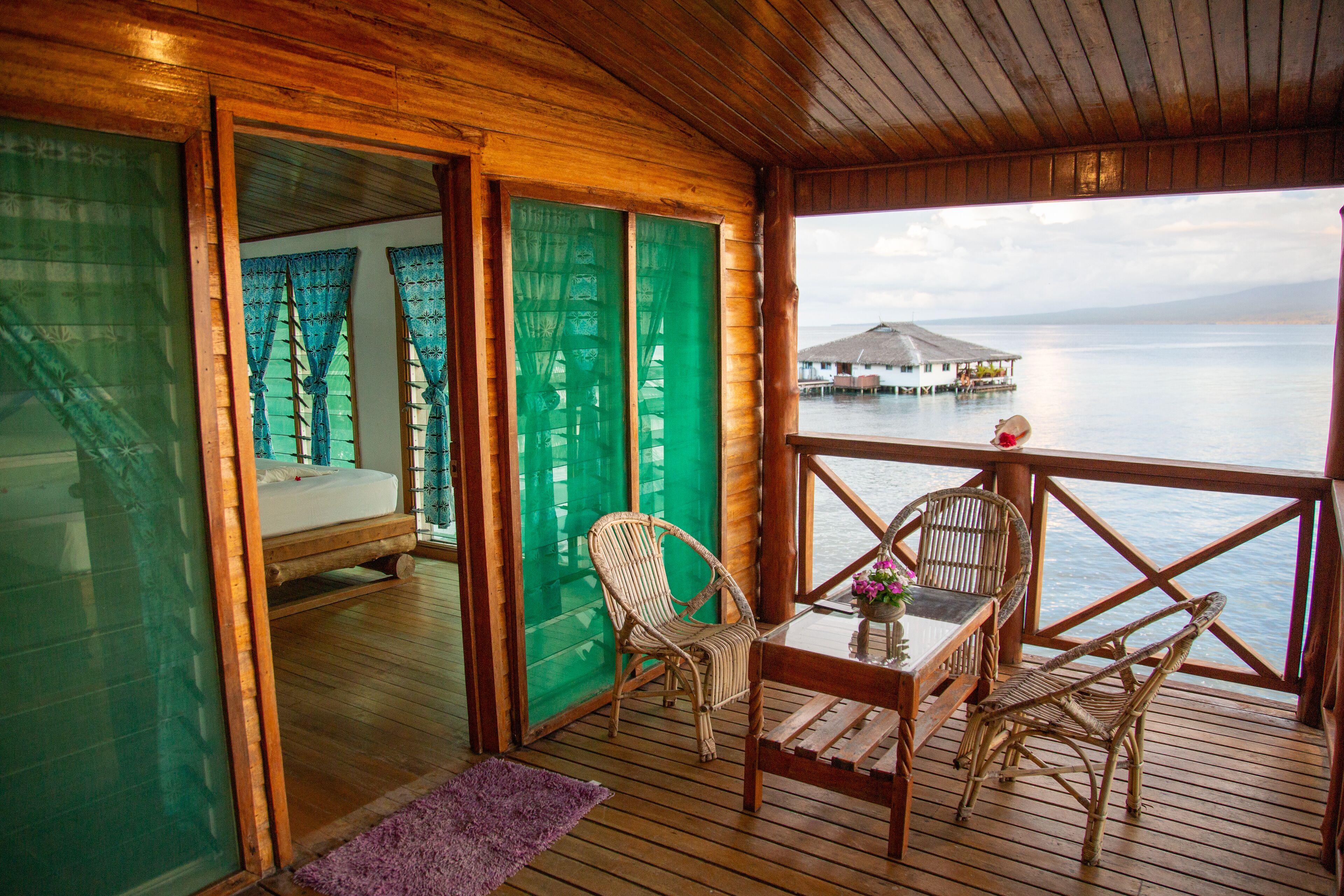 Maison Familiale, vue océan, en front de mer (Whole House) | Coin séjour