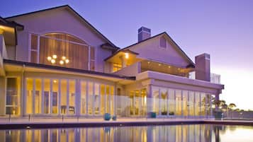 Front of property – evening/night