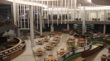 2 restaurants, breakfast, lunch, dinner served; international cuisine