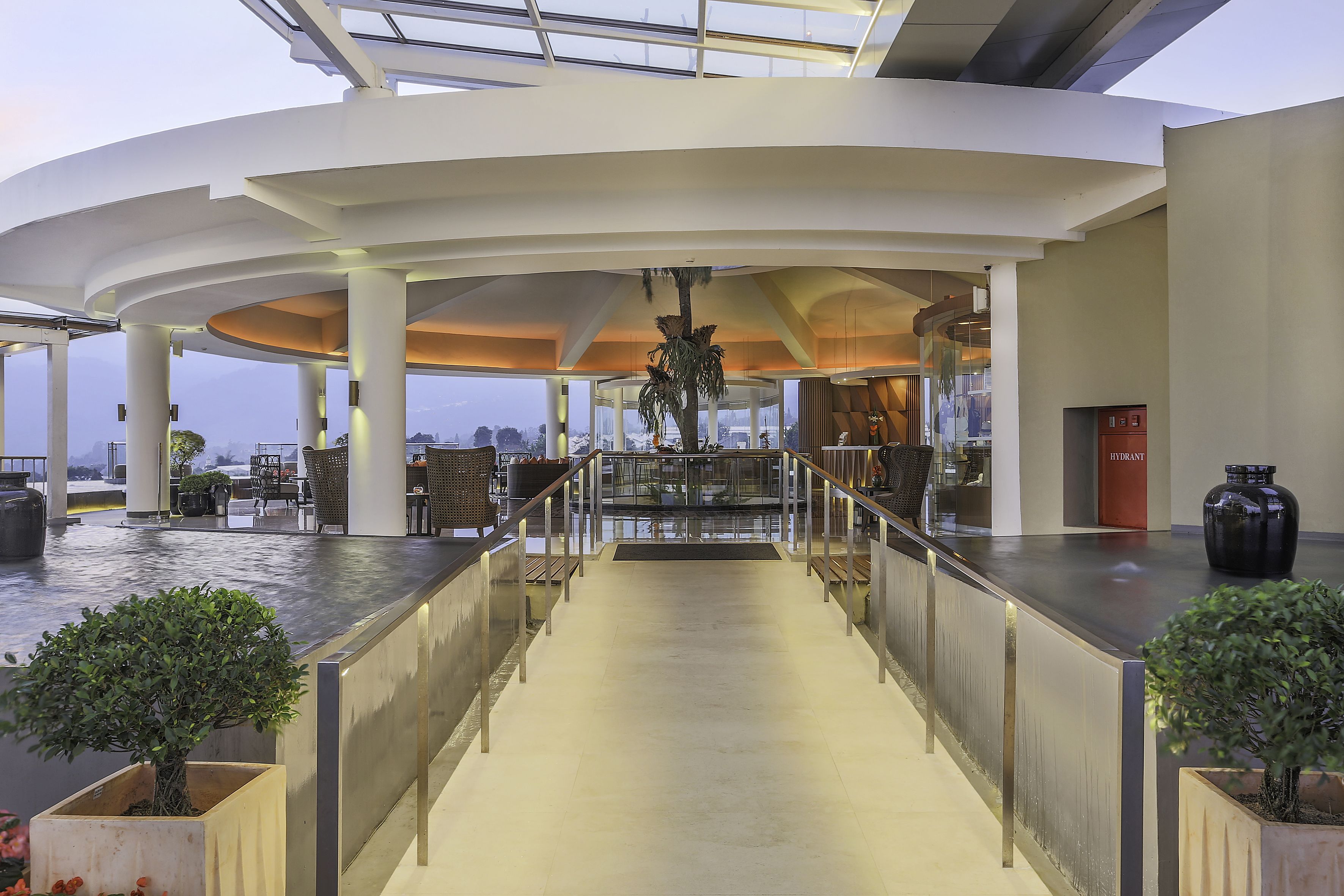 Interior entrance