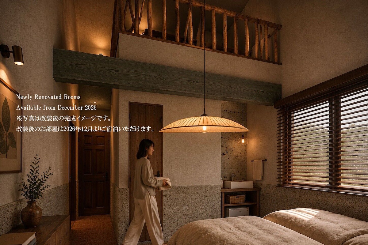 스탠다드 트윈룸, 금연, 반려동물 동반 불가 (207,208, w Shower, 2beds+1bed in loft) | 암막 커튼, 무료 WiFi, 침대 시트