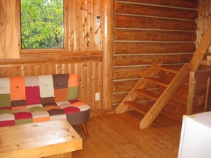 Interior - Log Cottage Himawari (Nakafurano)