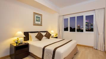 Executive-værelse - 3 soveværelser | Minibar, pengeskab på værelset, skrivebord, strygejern/strygebræt