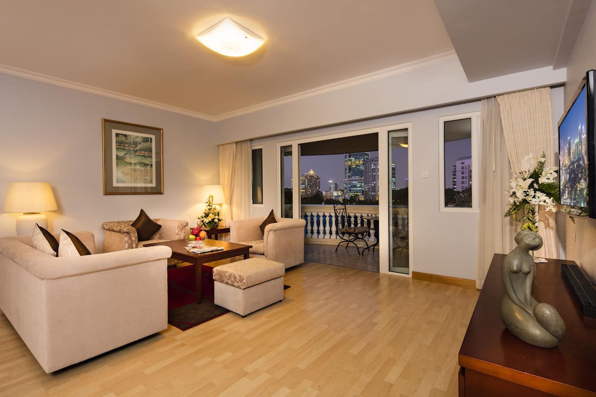 Premier-Apartment, 2 Schlafzimmer | Wohnbereich