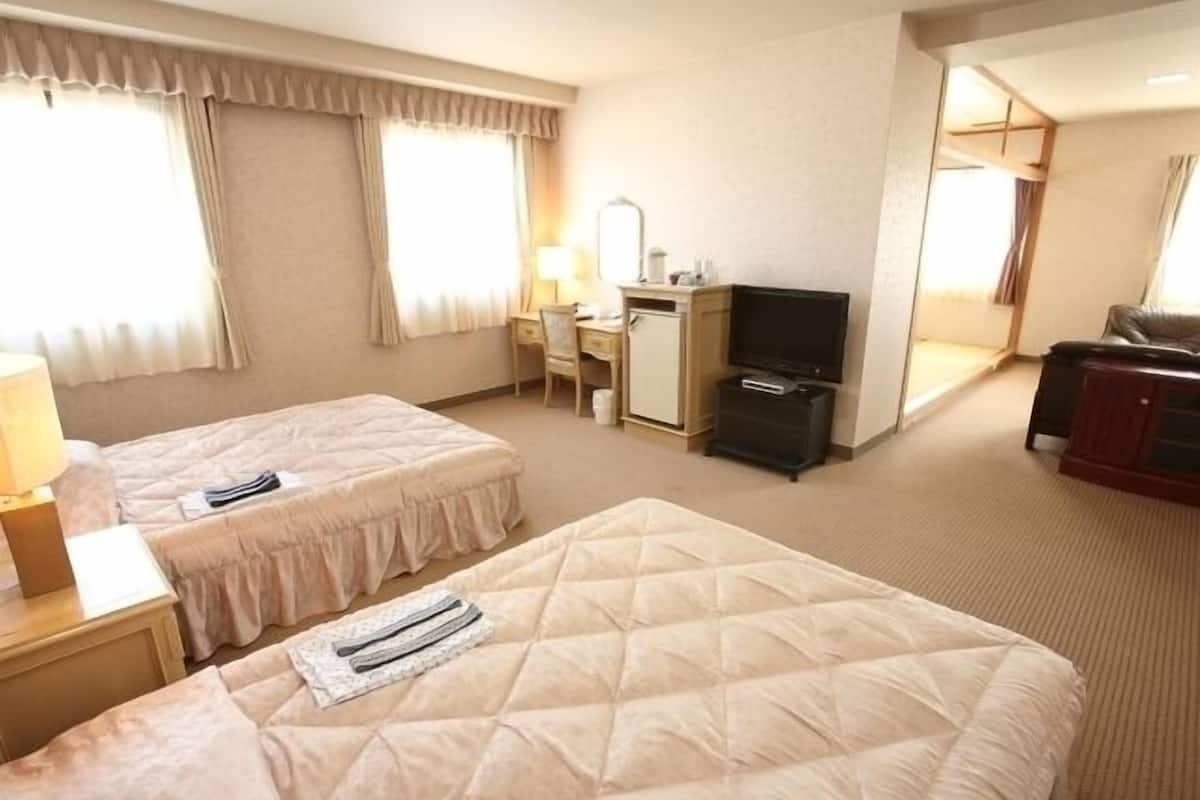 家庭客房, 非吸煙房 | 熨斗/熨衫板、嬰兒床 (收費)、免費 Wi-Fi、床單