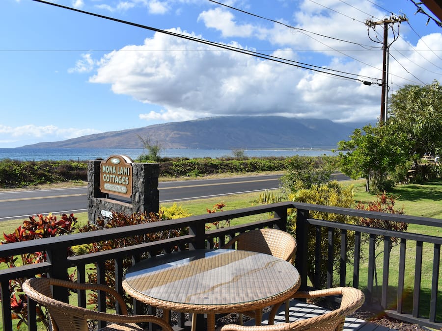 Standard-Ferienhaus, 1 Schlafzimmer, Meerblick | Ausblick vom Zimmer