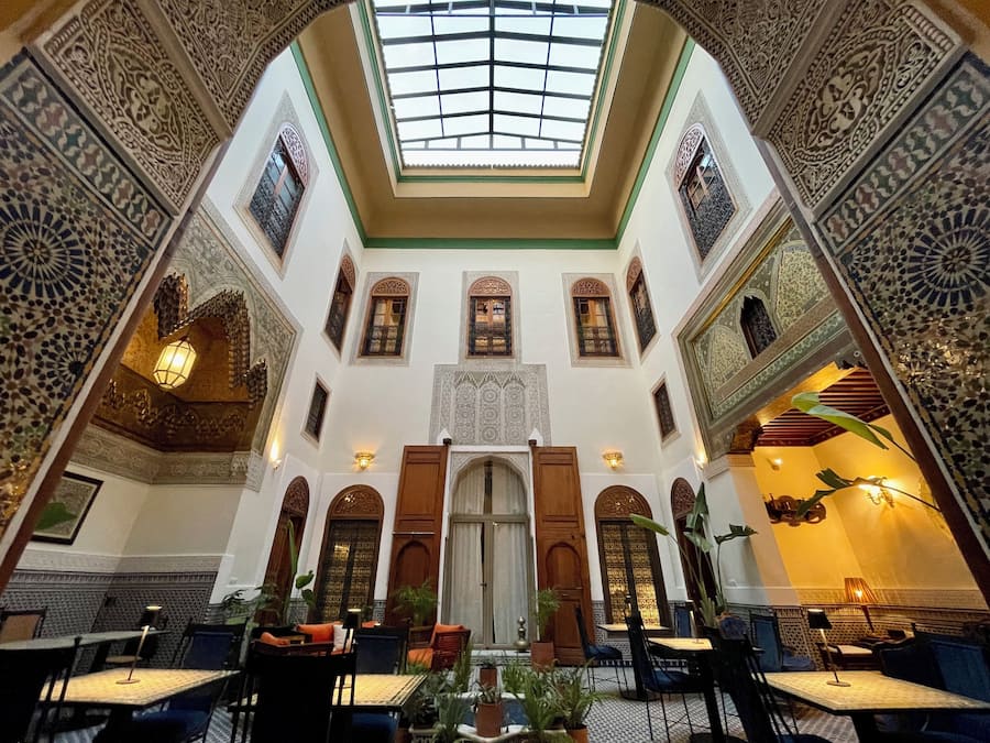 Breakfast and dinner served, Moroccan cuisine