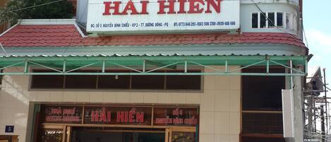 Façade de lâhĂ©bergement