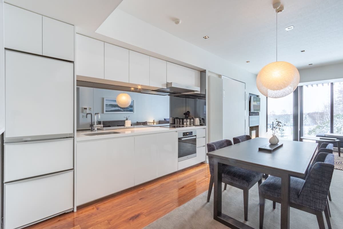 Departamento, 1 habitación, para no fumadores (Suite, with Murphy bed) | Cocina privada | Microondas, tetera eléctrica, tostadora y utensilios de cocina