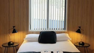 Cabaña básica | Tabla de planchar con plancha, wifi gratis y ropa de cama