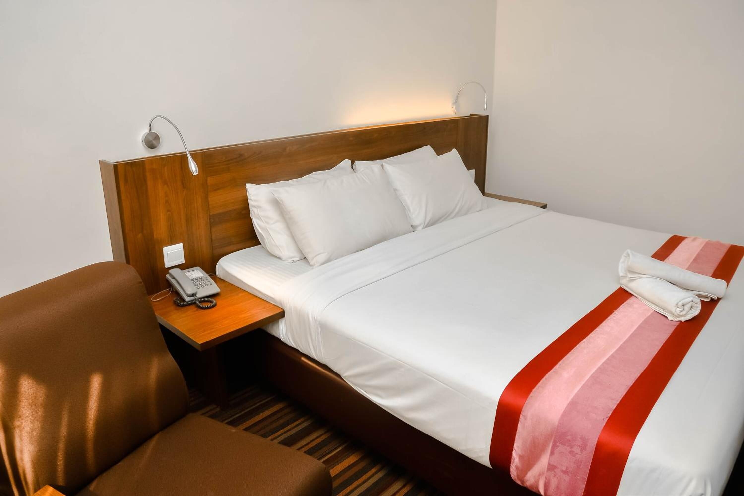 minibar, blackout curtains, iron/ironing board, free wifi