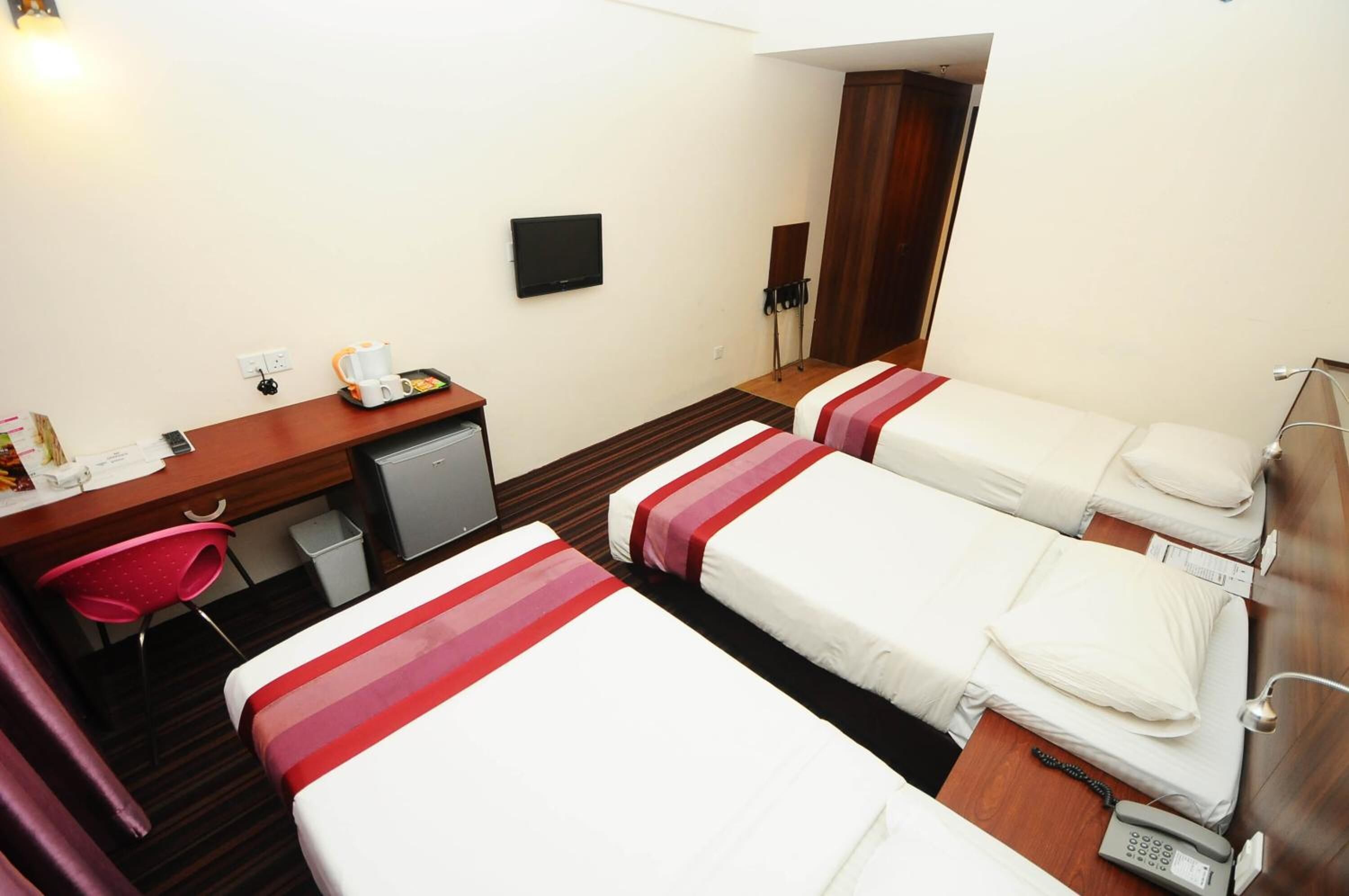 minibar, blackout curtains, iron/ironing board, free wifi