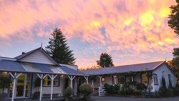 Majoituspaikan julkisivu