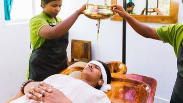 Steam room, body treatments, Ayurvedic treatments