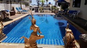Outdoor pool, open 8:00 AM to 8:00 PM, pool loungers - Blue Sky Residence (Patong)