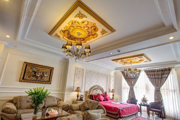 32-inch flat-screen TV with cable channels, TV