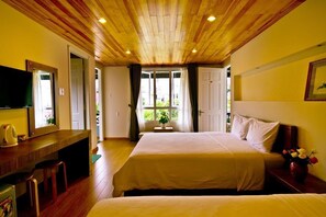 Tremannsrom – deluxe, 1 soverom | Skrivebord, blendingsgardiner og wi-fi (inkludert)