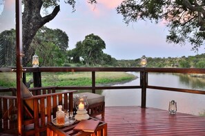 Terrace/patio - Hamiltons Tented Camp (KRUGER NATIONAL PARK)