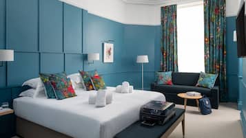 Egyptian cotton sheets, premium bedding, pillowtop beds, in-room safe