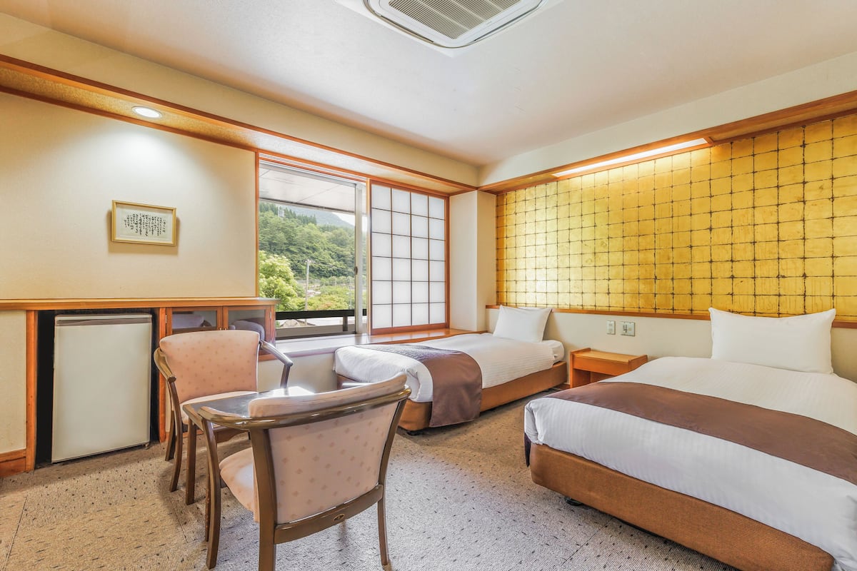 Kamar, Bebas Asap Rokok (Japanese Western Style, A) | Brankas, meja kerja, dan Wi-Fi gratis