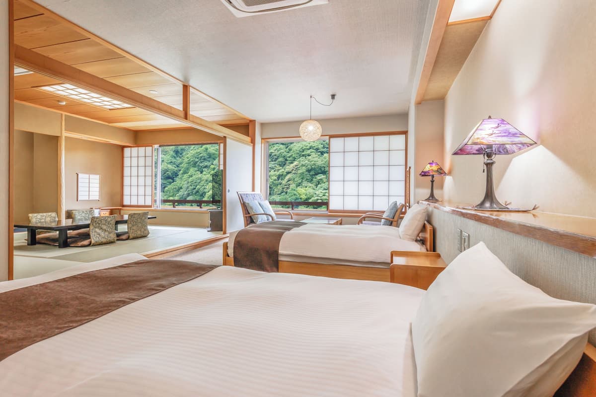 Kamar, Bebas Asap Rokok (Japanese Western Style, B) | Brankas, meja kerja, dan Wi-Fi gratis