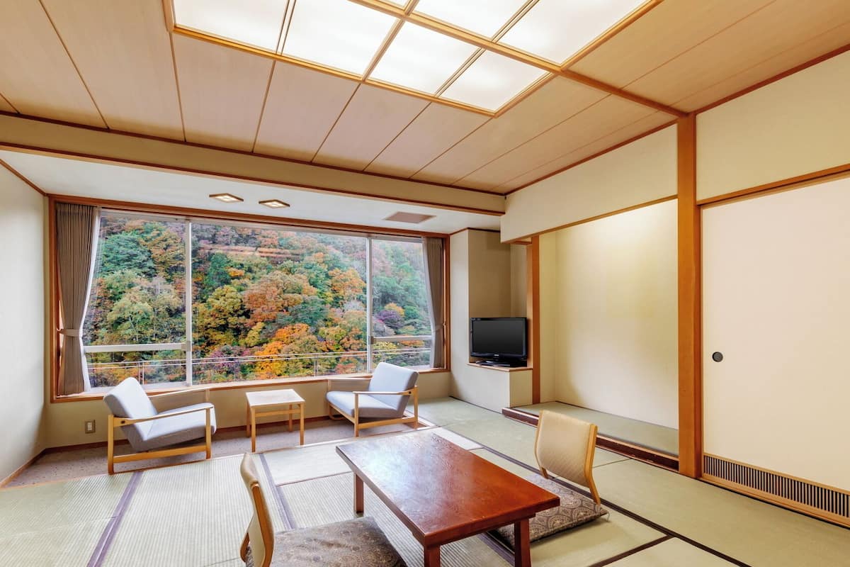 Kamar Tradisional, Bebas Asap Rokok (Japanese Style, C) | Brankas, meja kerja, dan Wi-Fi gratis
