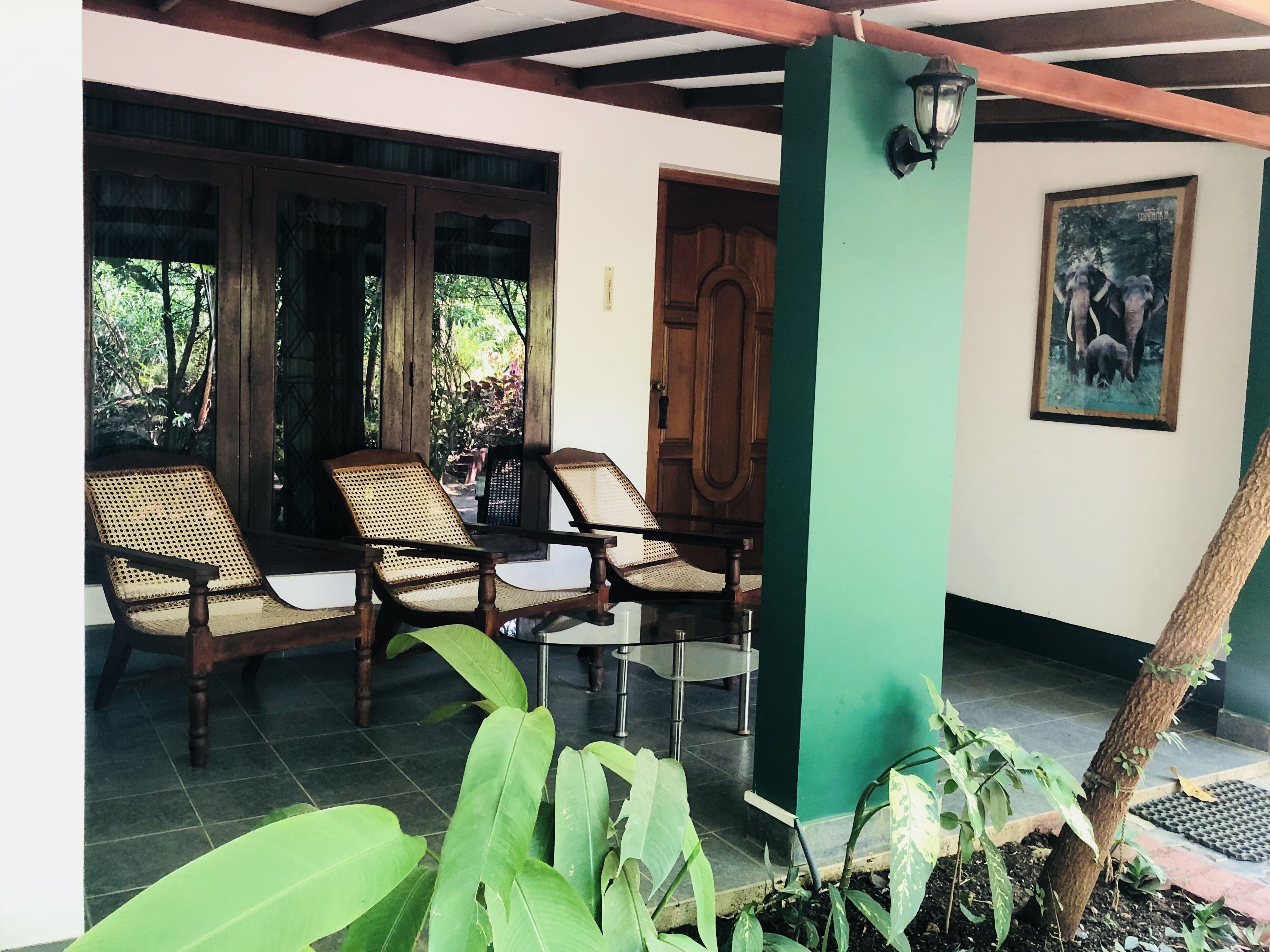 家庭三人房, 花園景 | 露台/庭院