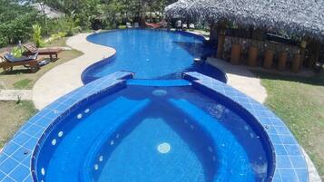 Kolam renang terbuka, payung kolam