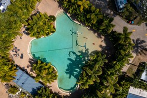 2 outdoor pools, open 7:30 AM to 6:00 PM, pool umbrellas, pool loungers - NRMA Airlie Beach Holiday Park (Cannonvale)