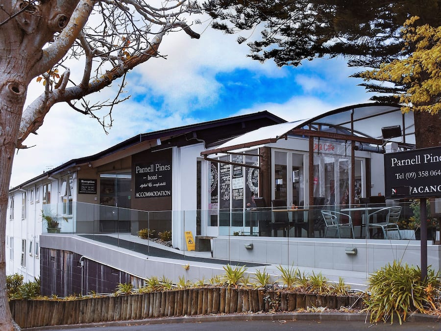 Façade de l’hébergement