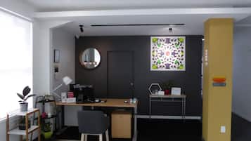 Interior entrance