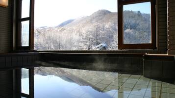Seasonal outdoor pool, a natural pool