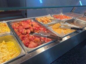 Daily buffet breakfast (AUD 15 per person)