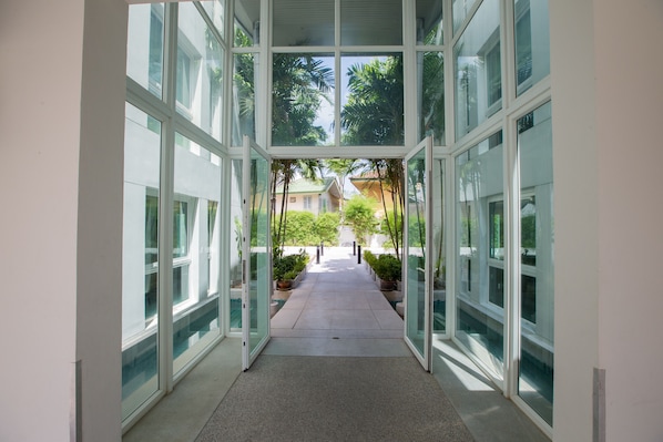 ทางเข้าที่พัก