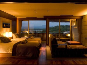 Suite, Separate Smoking Areas (Western Japanese-Style) | Premium bedding, down comforters, in-room safe, desk