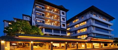 Front of property – evening/night