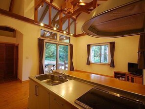 Private kitchen - All Resort Service Holiday Homes and Cottages to Rent (Inawashiro)