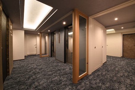 Hallway. Art Hotel Miyazaki Sky Tower