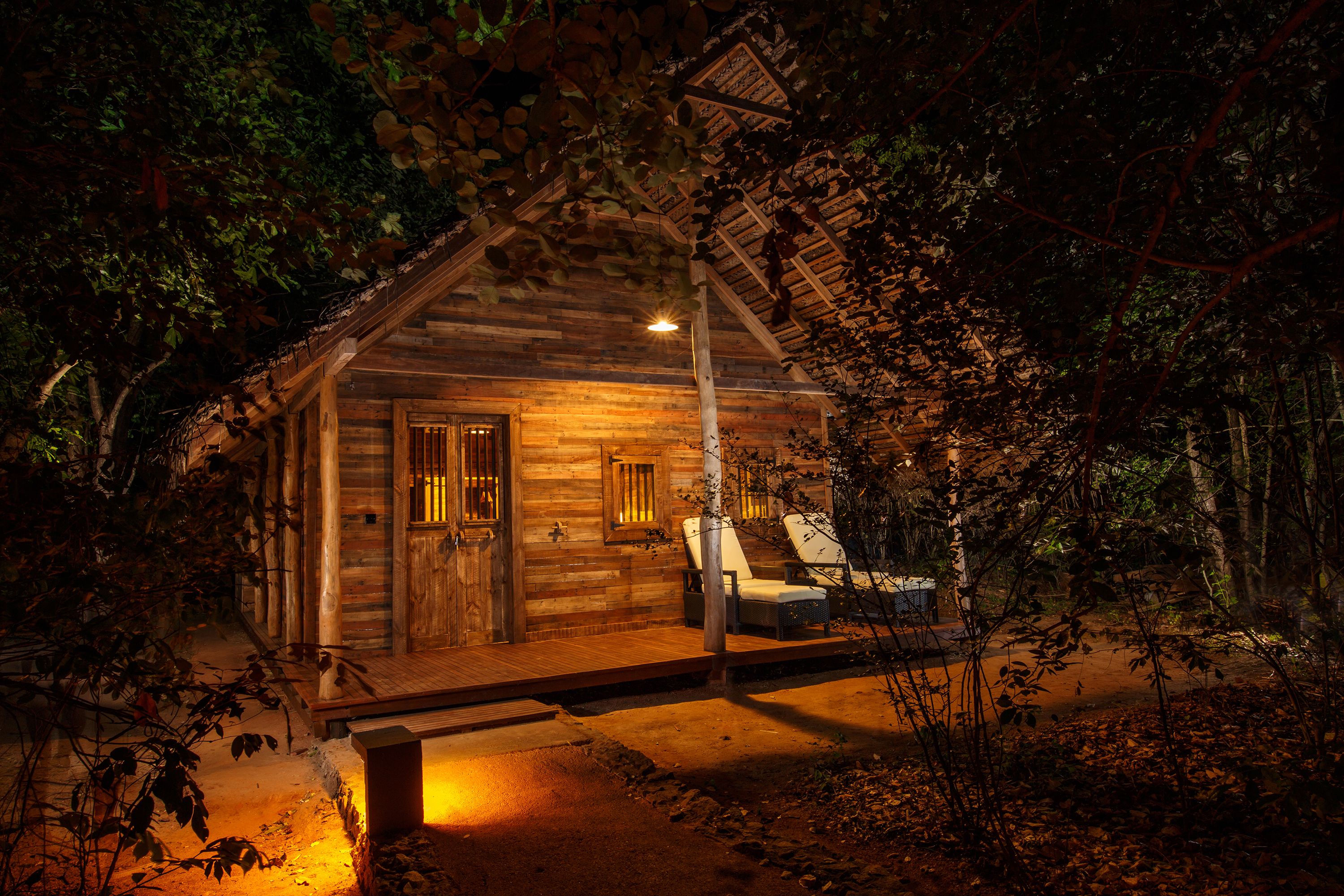 wooden chalet with free benefits | 1 bedroom, premium bedding, memory-foam beds, minibar