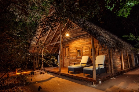 Wooden Chalet with Free Benefits | 1 bedroom, premium bedding, memory foam beds, minibar